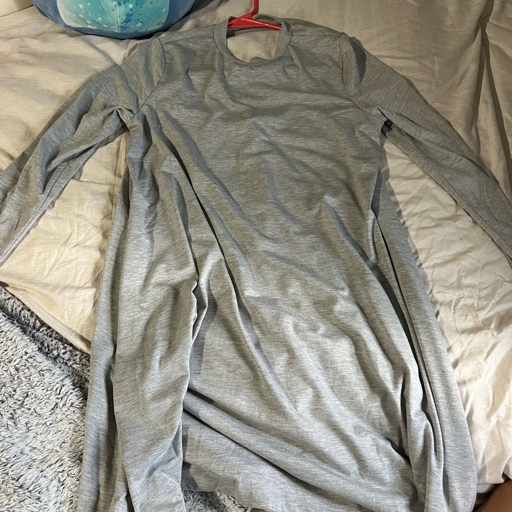 Grey long sleeve dress